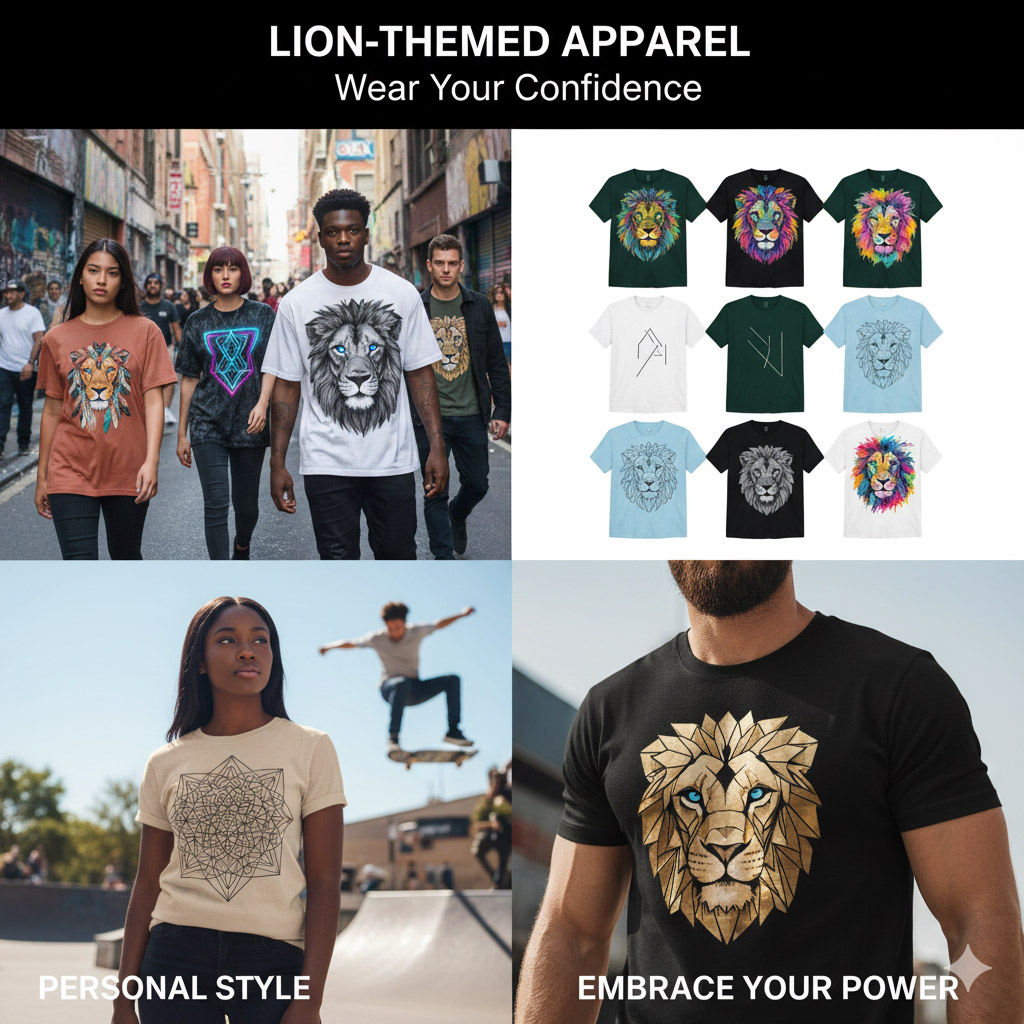 Why Lion T-Shirts Are a Must-Have for Streetwear Lovers
